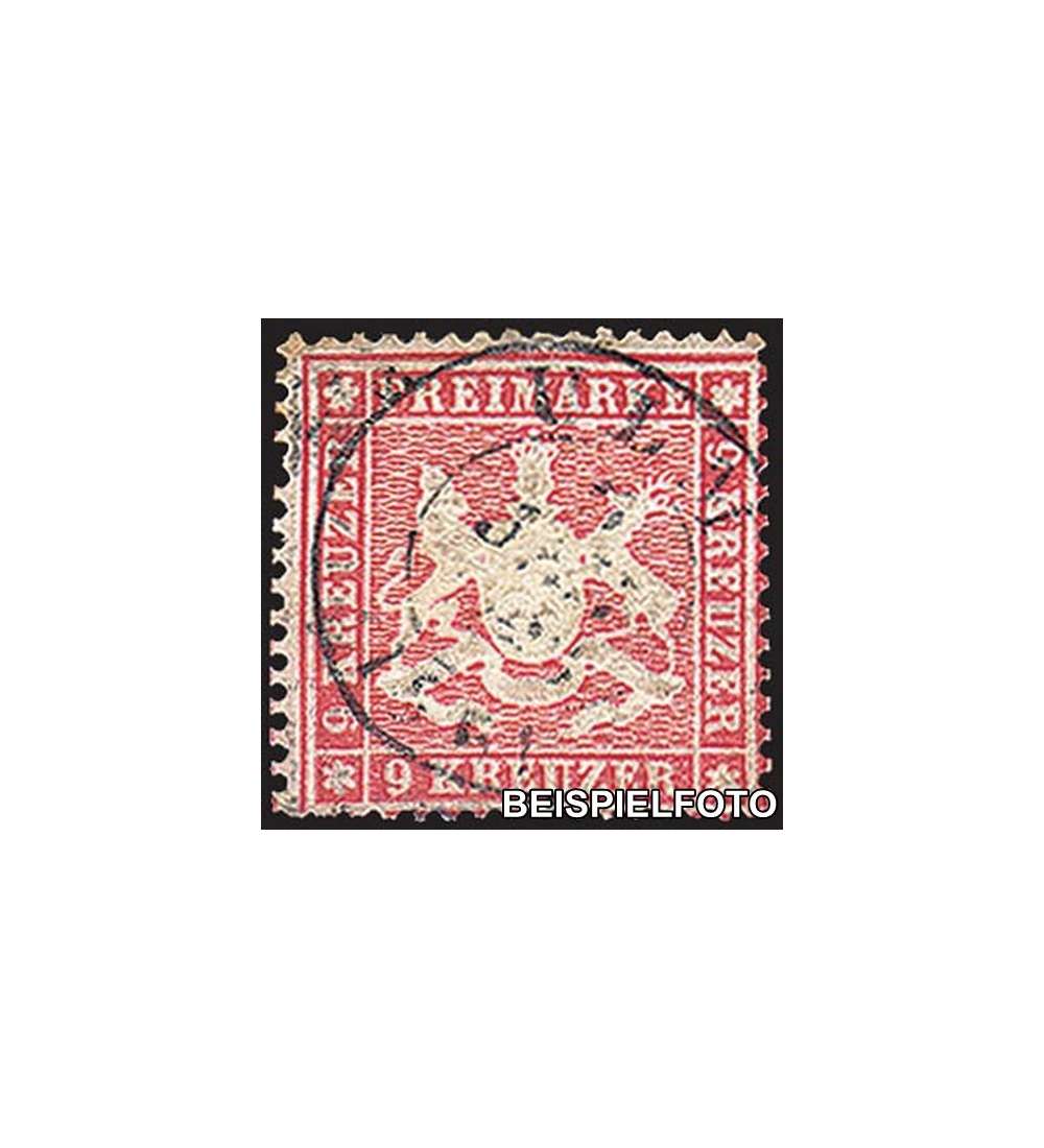 II Wrttemberg                 Nr. 19 gestempelt