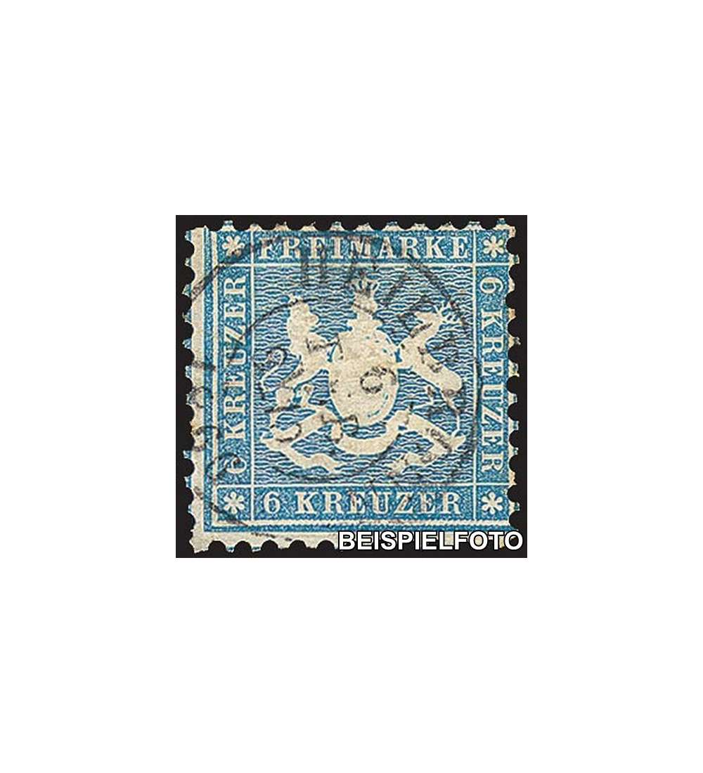 Wrttemberg Nr. 27 gestempelt