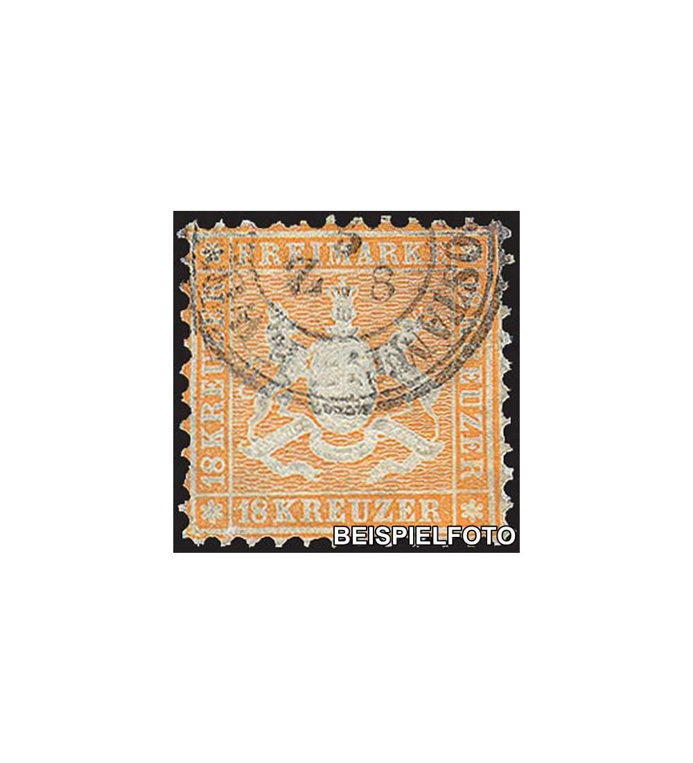 Wrttemberg Nr. 29 gestempelt