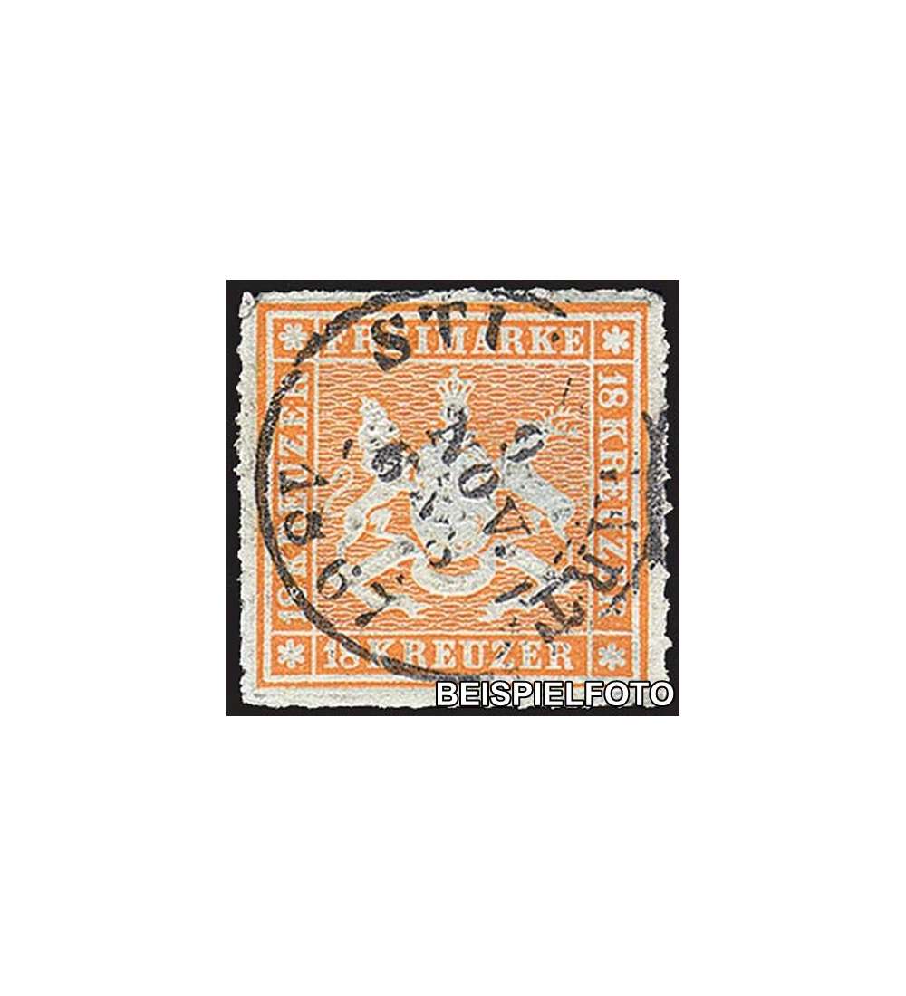II Wrttemberg Nr. 34 gestempelt
