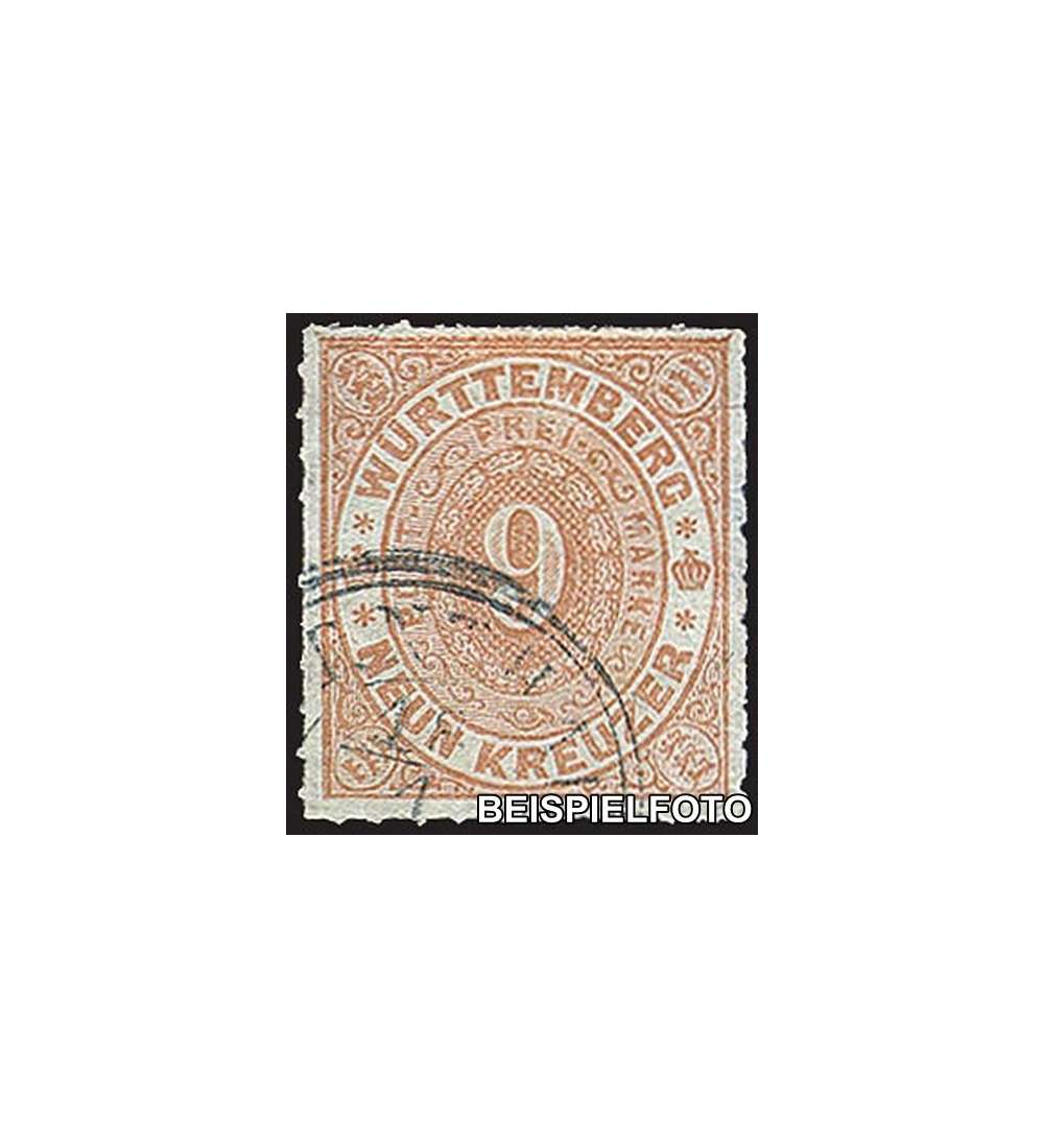 II Wrttemberg Nr. 40 gestempelt