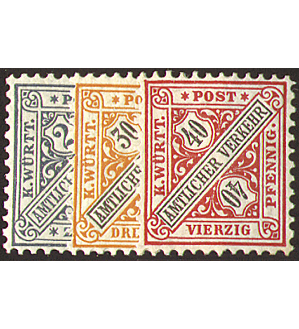 Wrttemberg Nr. 214-216 postfrisch **