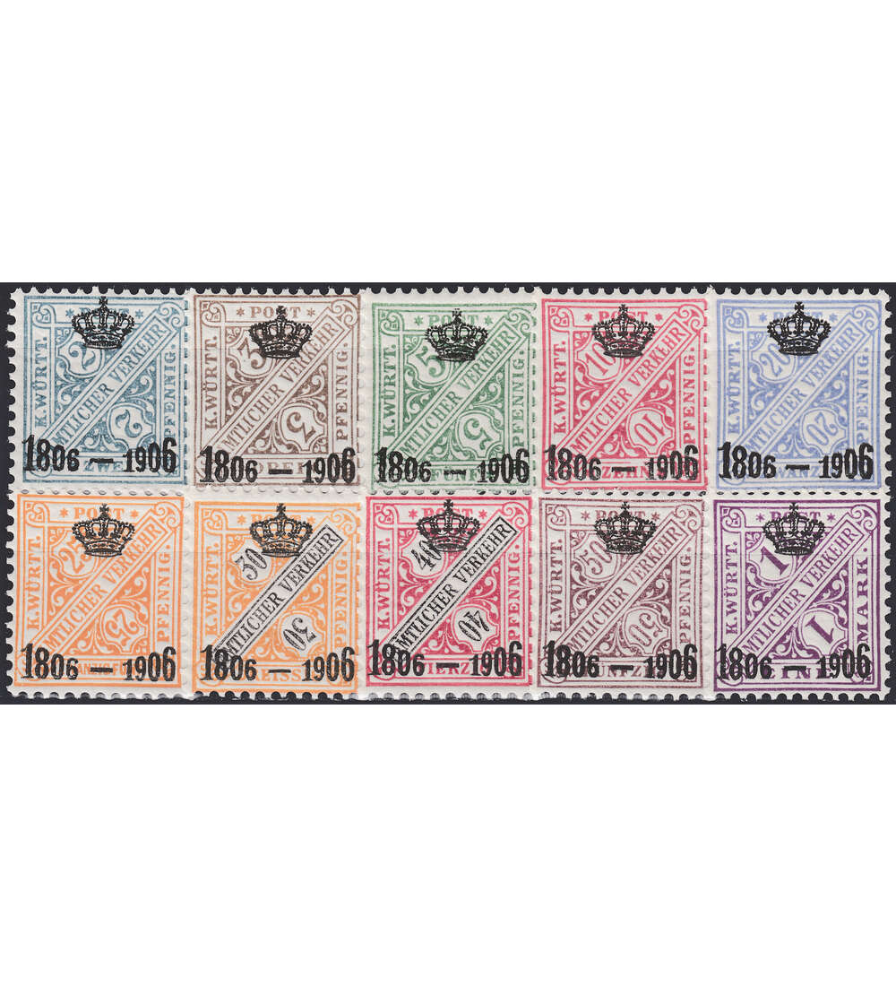 Wrttemberg Nr. 217-226 postfrisch ** 