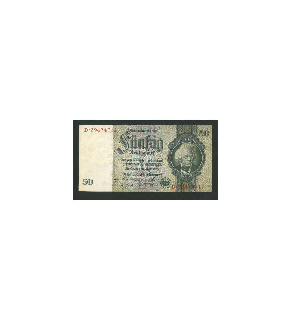 Deutsches Reich - 50 Reichsmark 30.3.1933