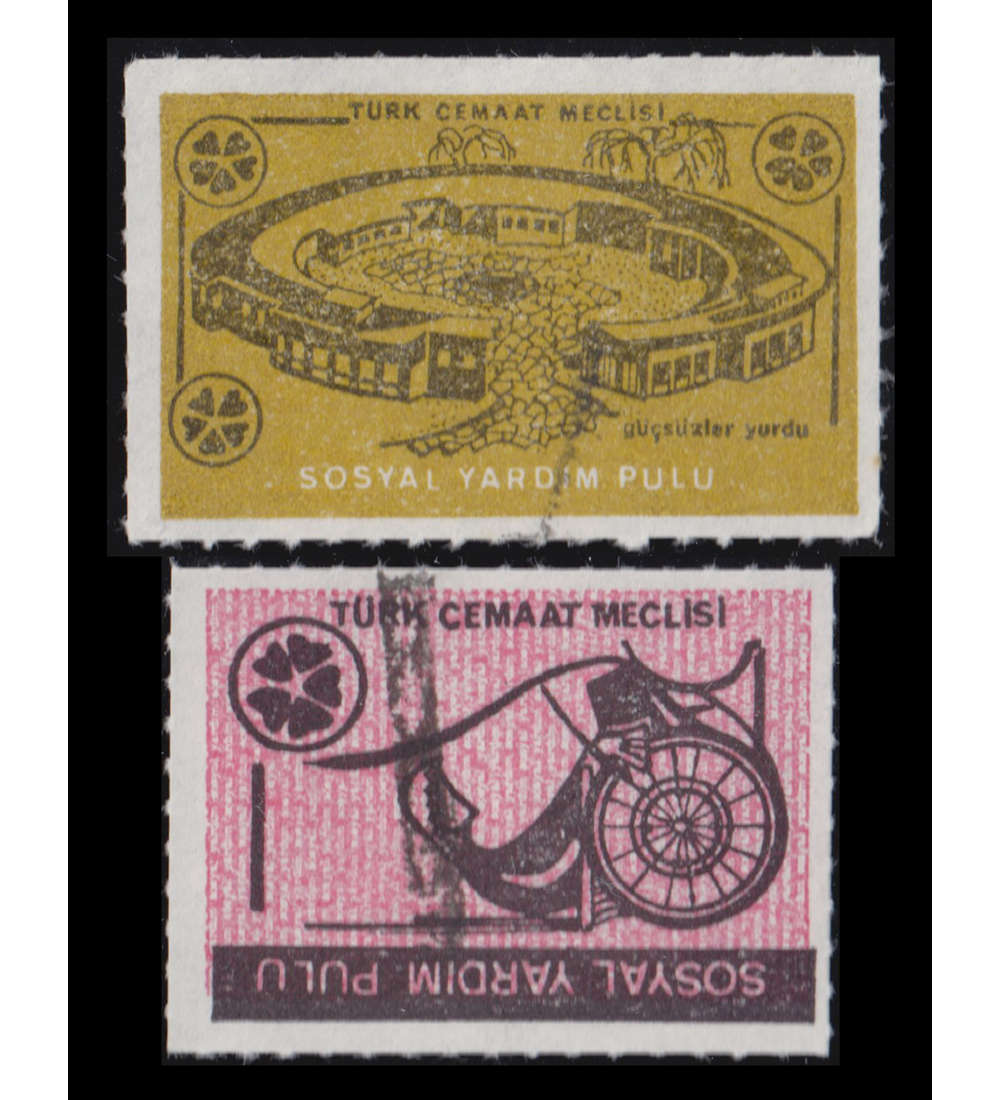 Trkisch Zypern Nr. I-II gestempelt Sozialhilfemarken 1979