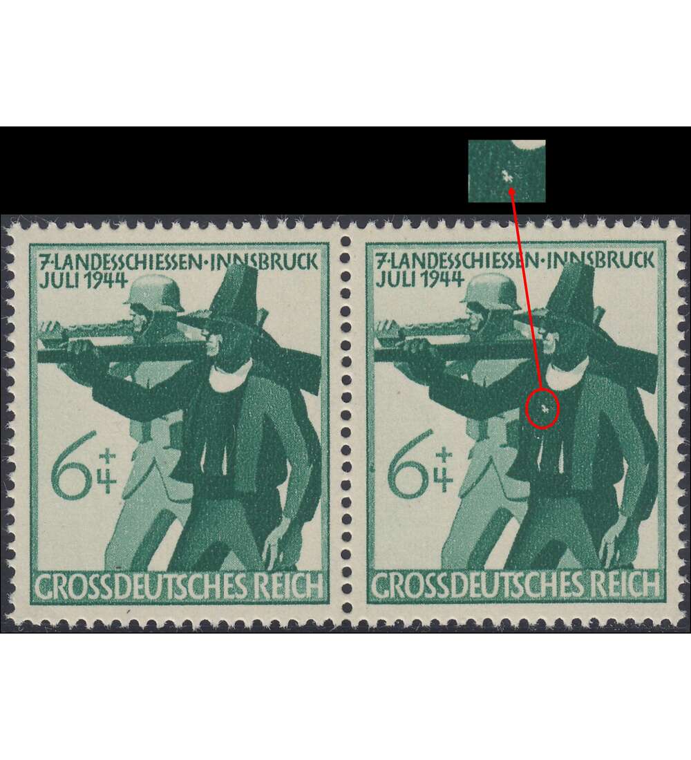 Deutsches Reich Nr. 897 I postfrisch Plattenfehler