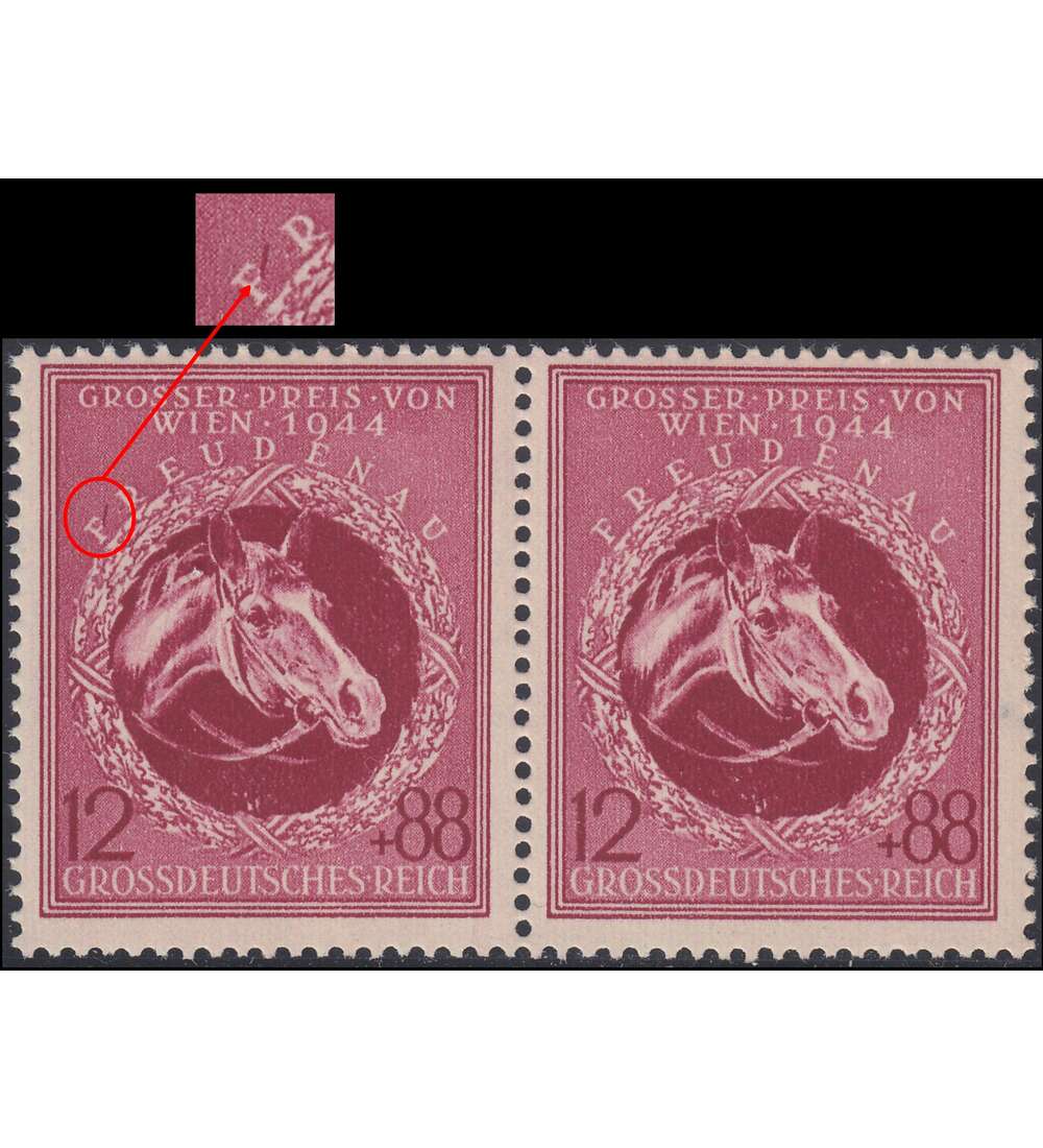 Deutsches Reich Nr. 901 I postfrisch Plattenfehler