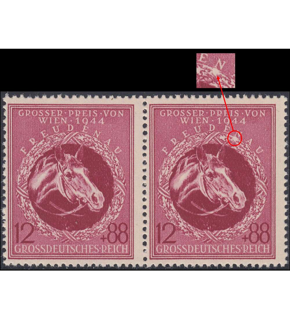 Deutsches Reich Nr. 901 II postfrisch Plattenfehler