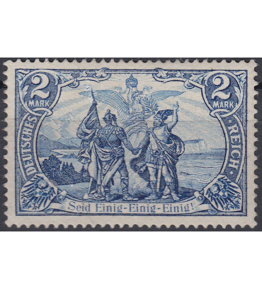 Deutsches Reich Nr. 82               2 Mark lateinische Inschrift