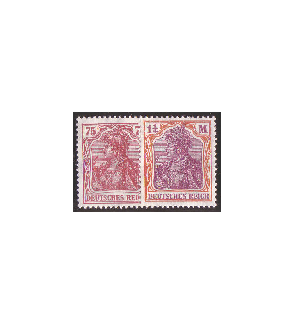   Deutsches Reich Nr. 197-198 Germania 1922