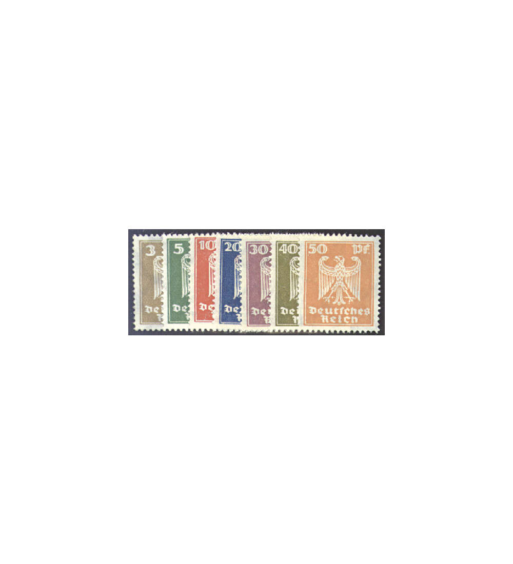II Deutsches Reich Nr. 355-361 Flugpost Reichsadler 1924