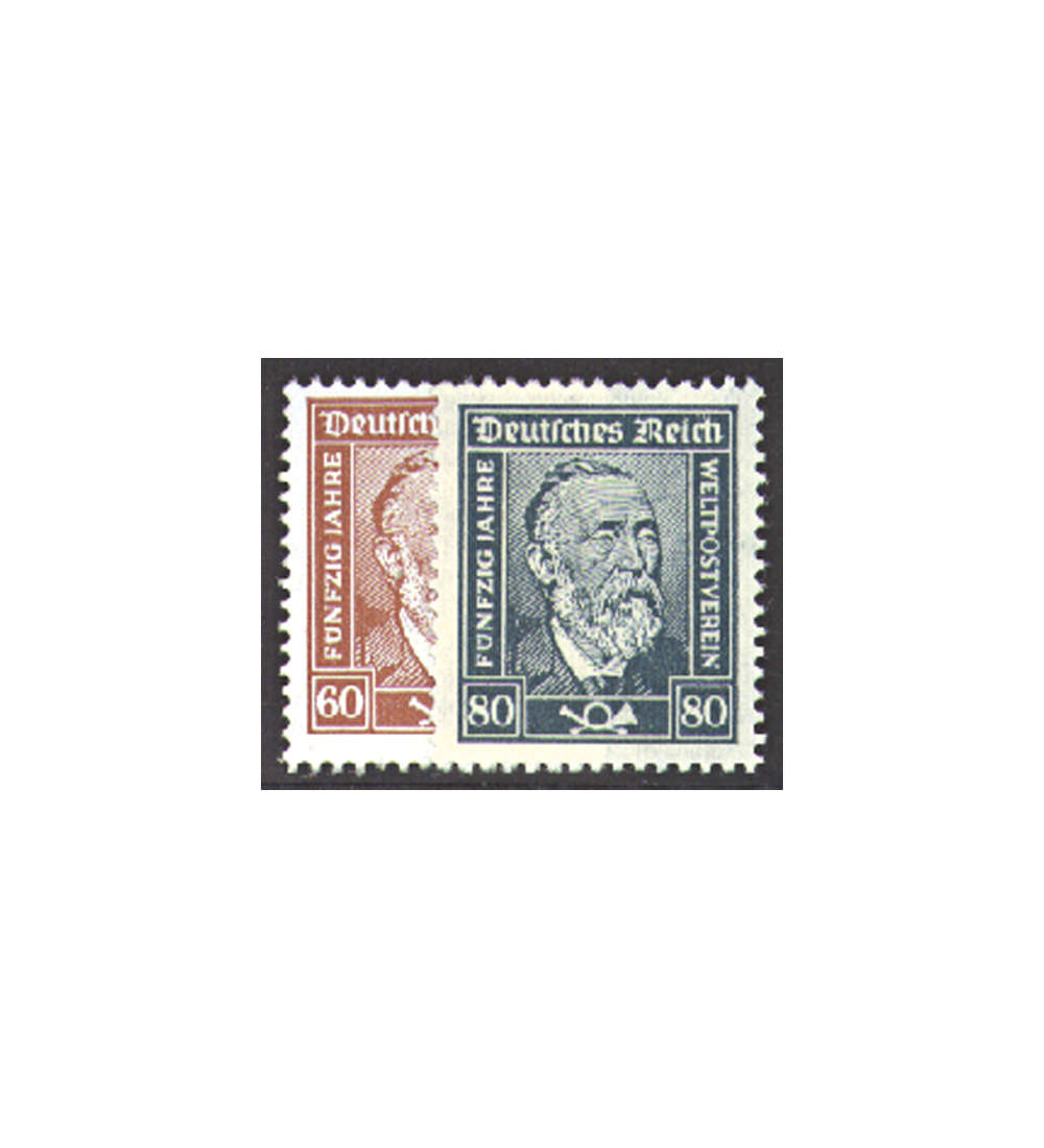 II Deutsches Reich Nr. 362-363 Stephan 1924