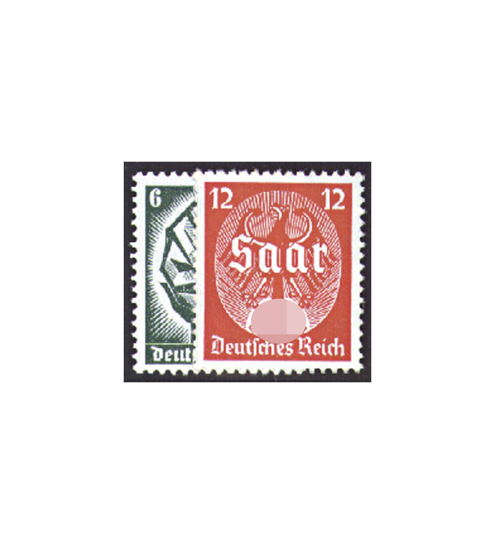 II Deutsches Reich Nr. 544-545 Saarabstimmung