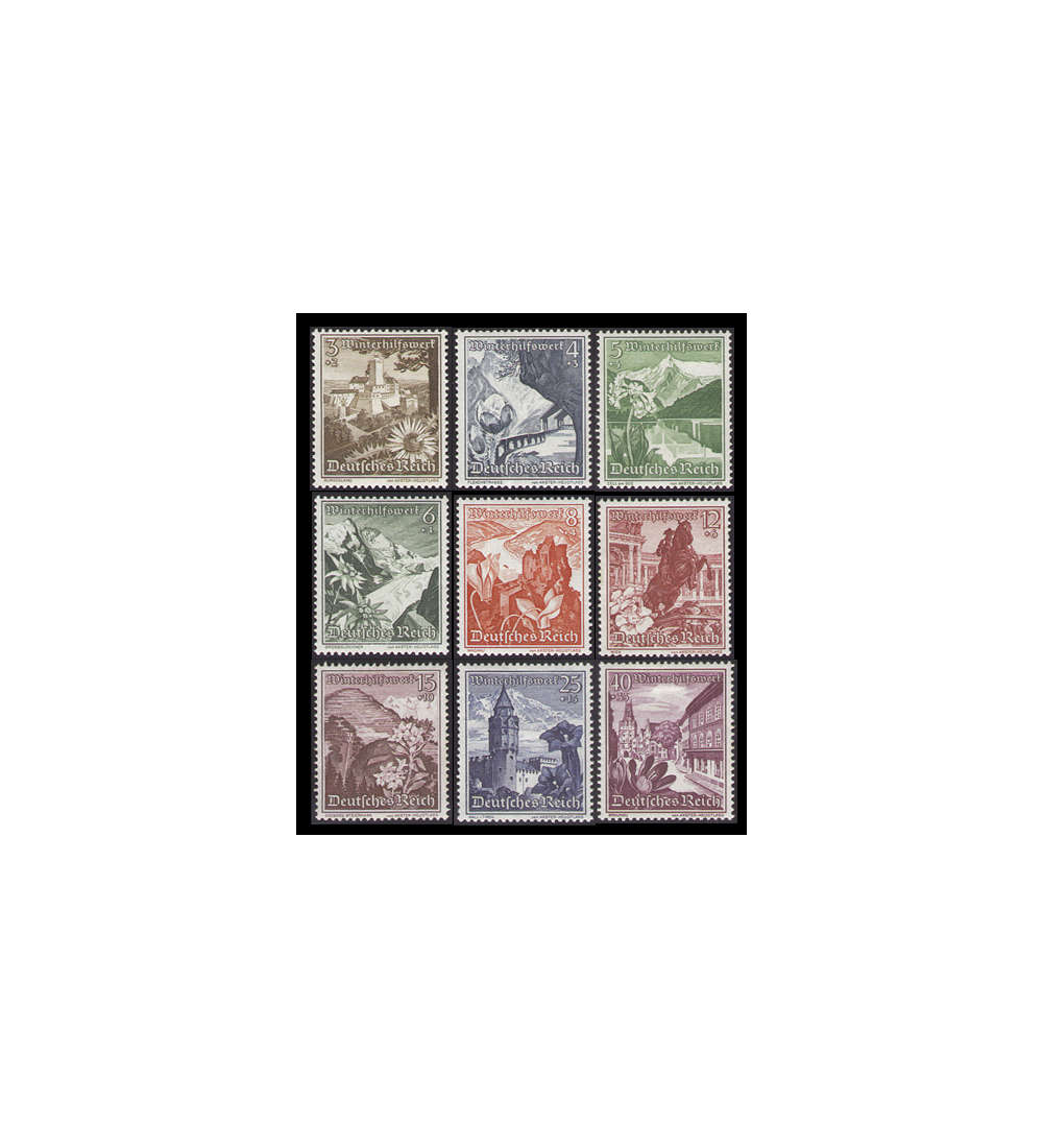 Deutsches Reich Nr. 675-683 Ostmarklandschaften