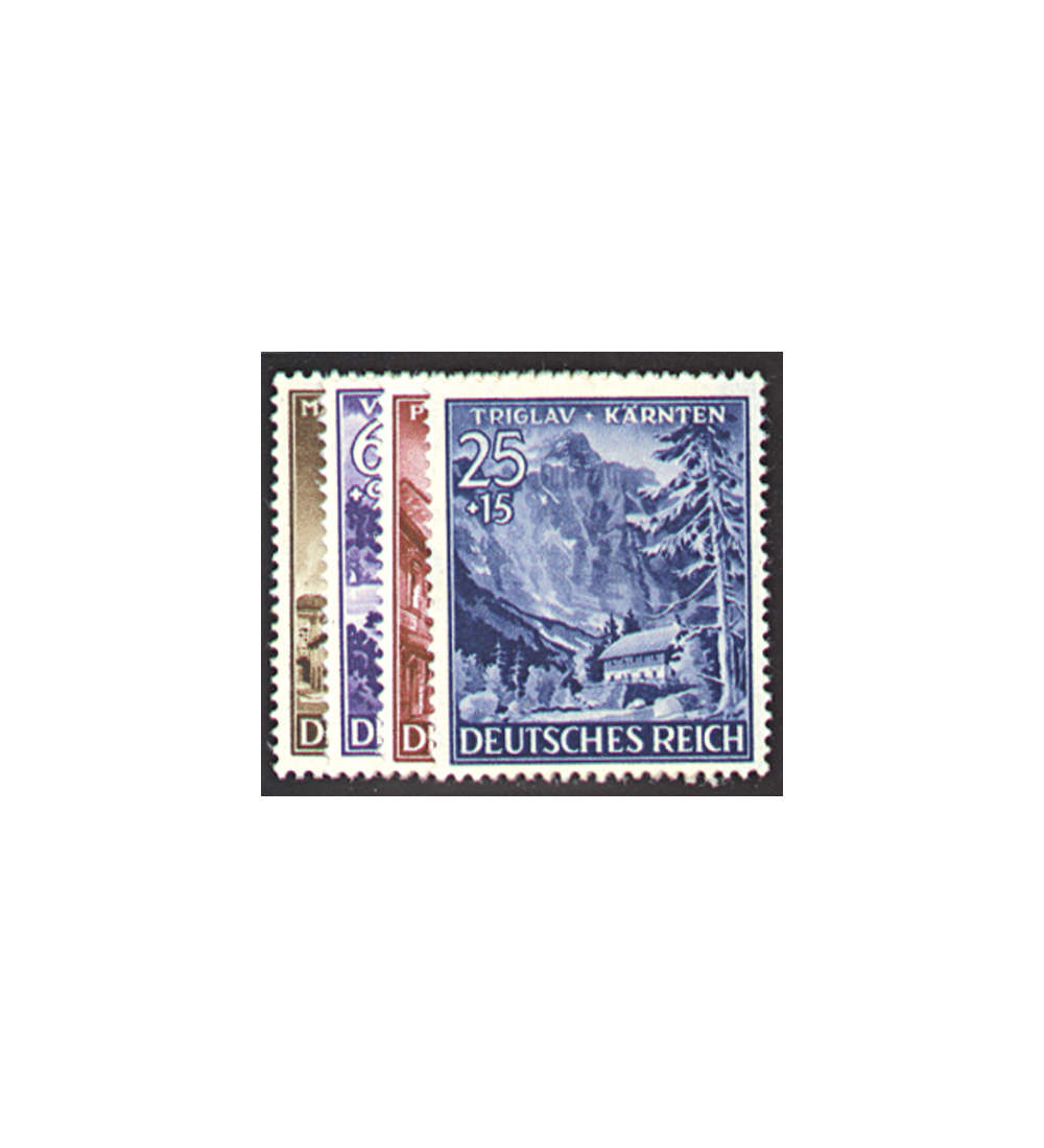 II Dt. Reich Nr. 806-809       Eingliederung