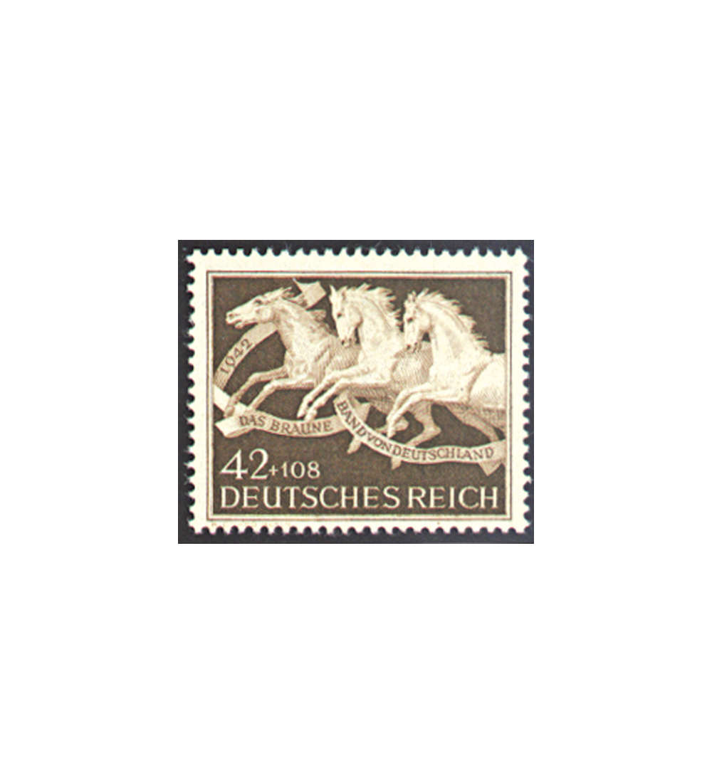 Deutsches Reich Nr. 815 Das Braune Band 1942