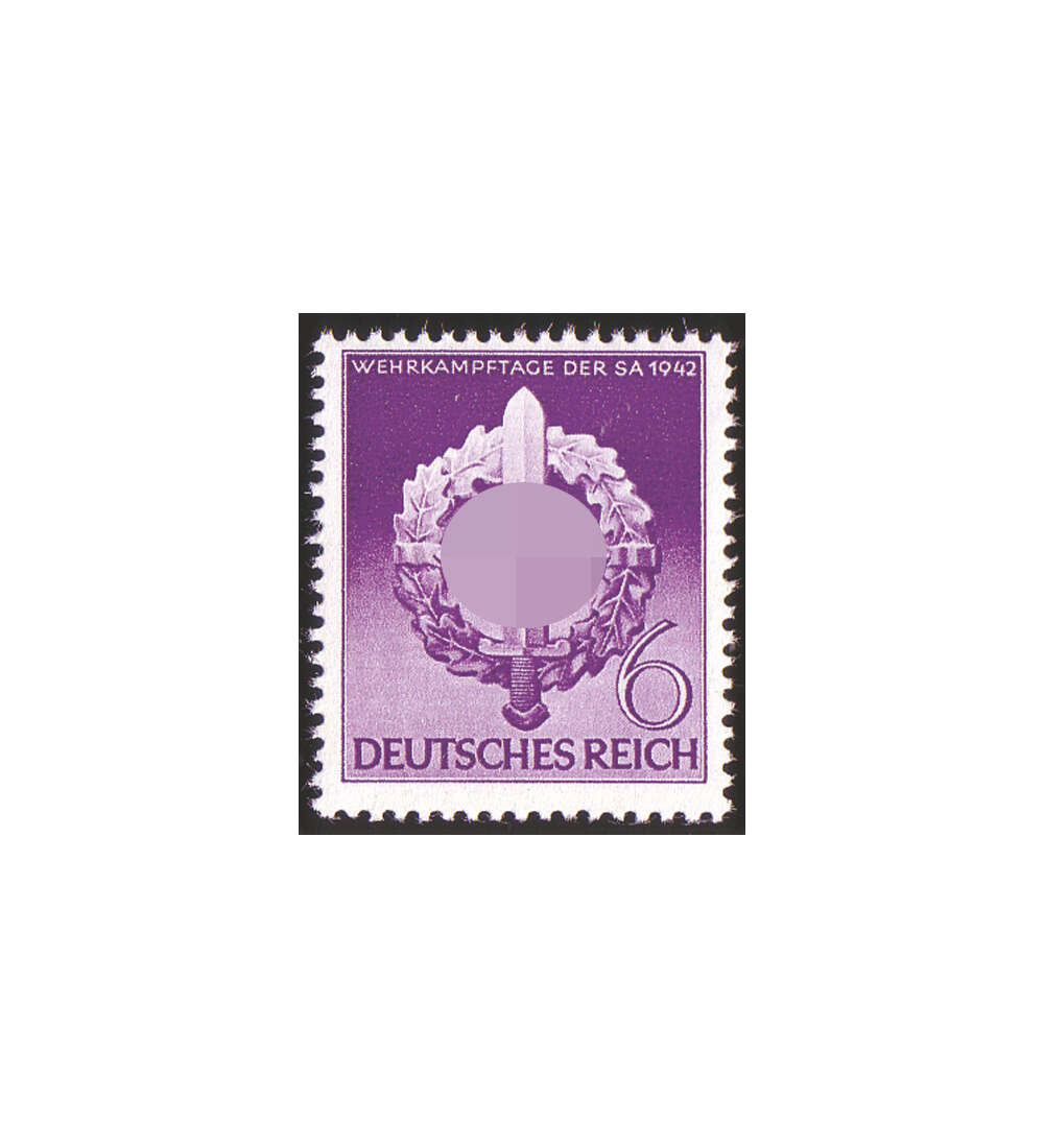 Deutsches  Reich Nr. 818 Wehrkampftage 1942