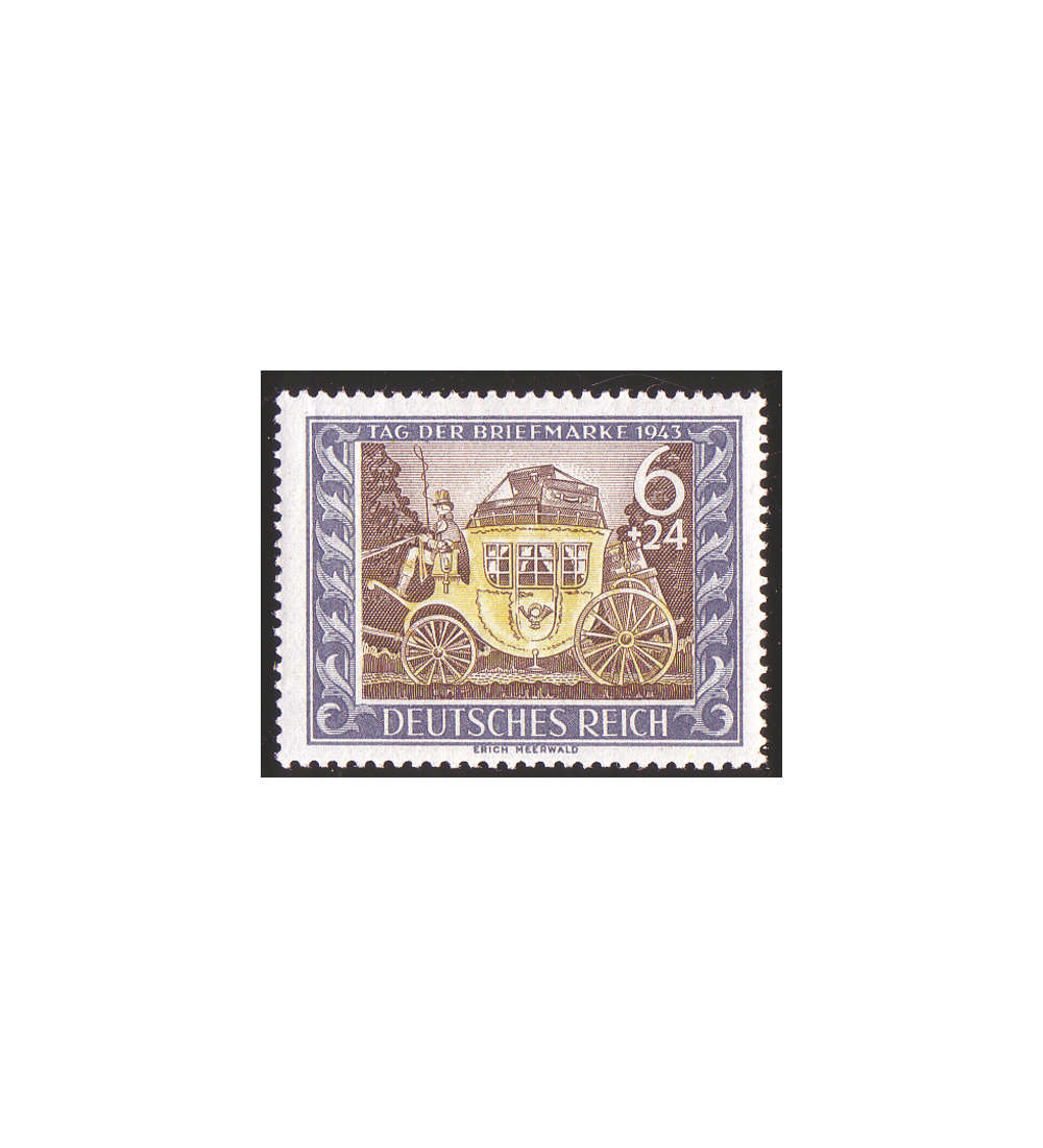 Deusches  Reich Nr. 828 Tag der Briefmarke 1943