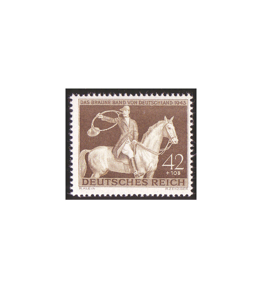   Deutsches Reich Nr. 854 Das Braune Band 1943