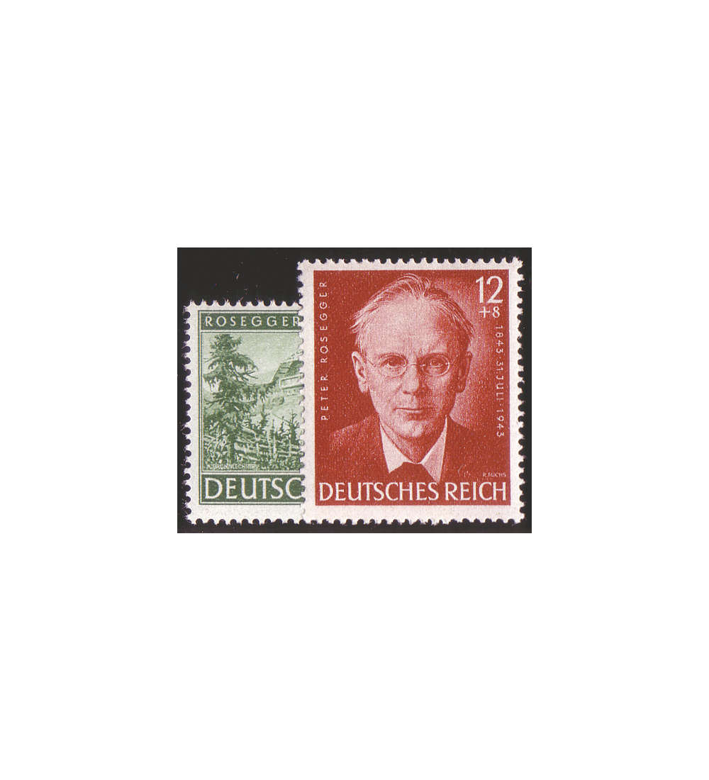   Deutsches Reich Nr. 855-856 Rosegger 1943