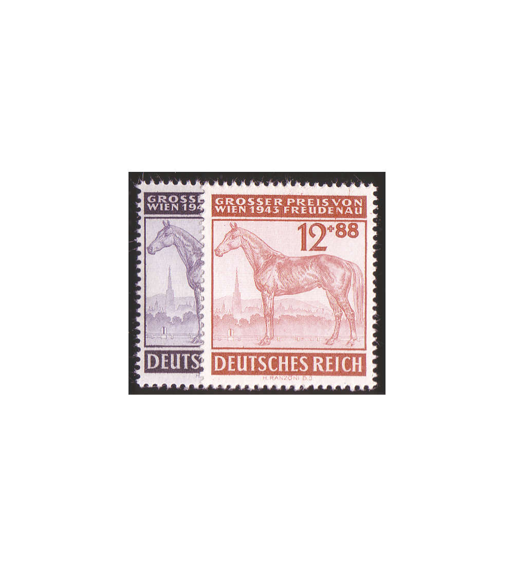   Deutsches Reich Nr. 857-858 Groer Preis von Wien 1943