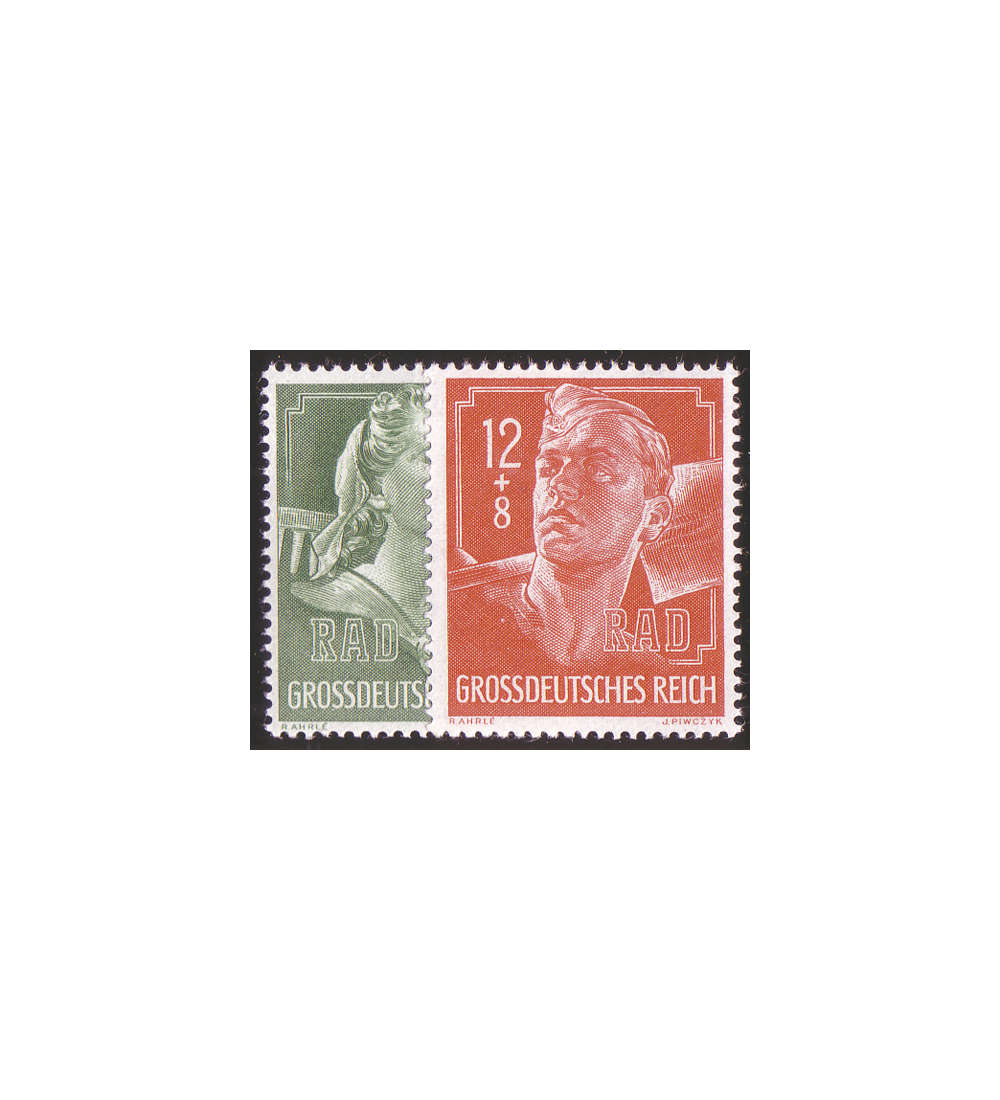   Deutsches Reich Nr. 894-895 Reichsarbeitsdienst 1944