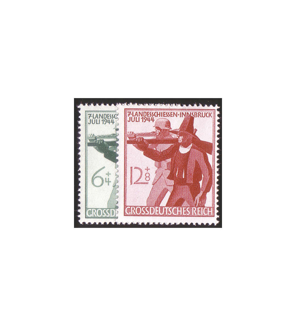   Deutsches Reich Nr. 897-898 Landesschieen Insbruck 1944