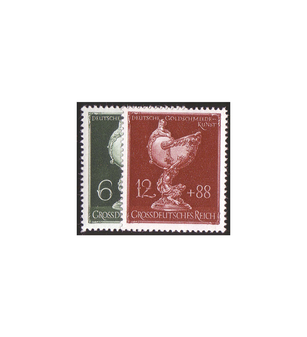   Deutsches Reich Nr. 902-903 Goldschmiedekunst 1944