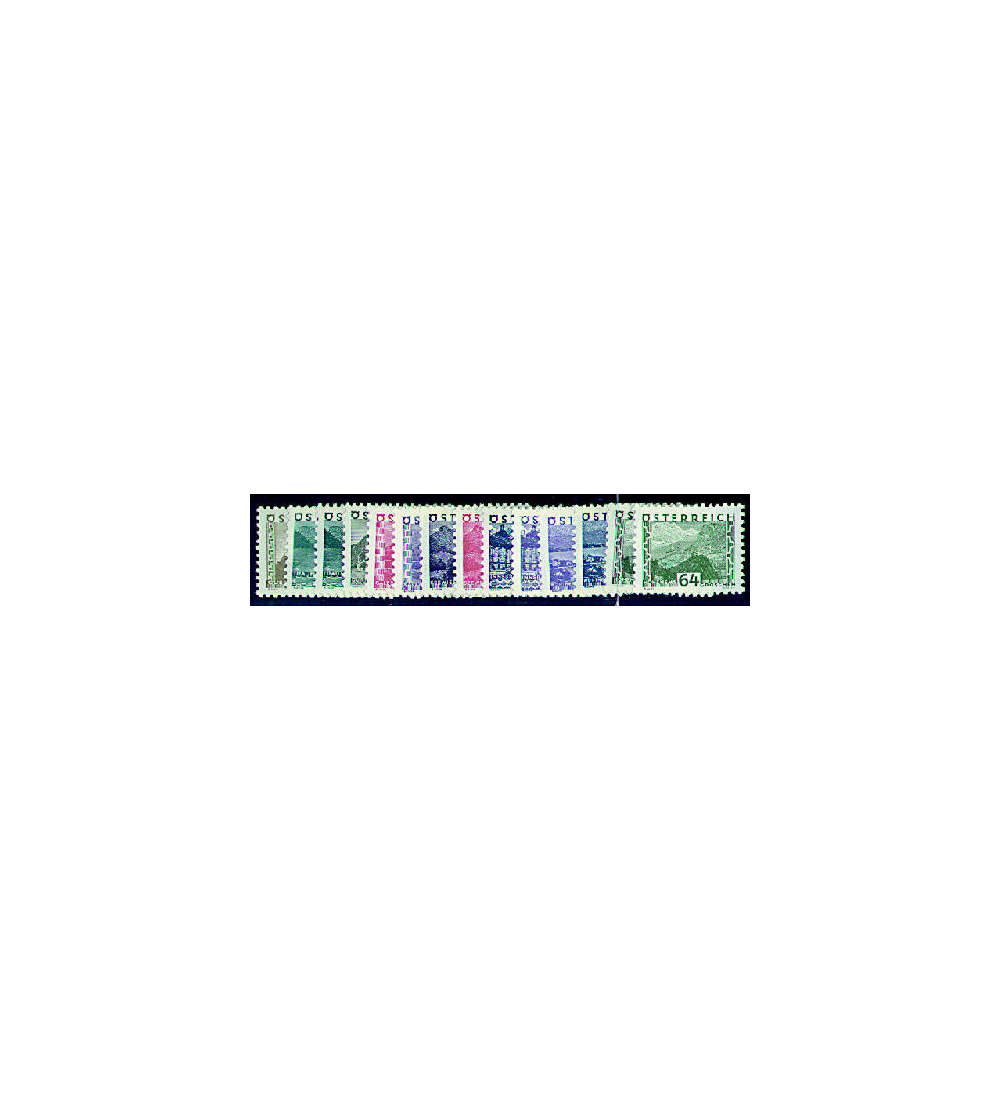 sterreich Nr. 530-543 Landschaften-Kleinformat