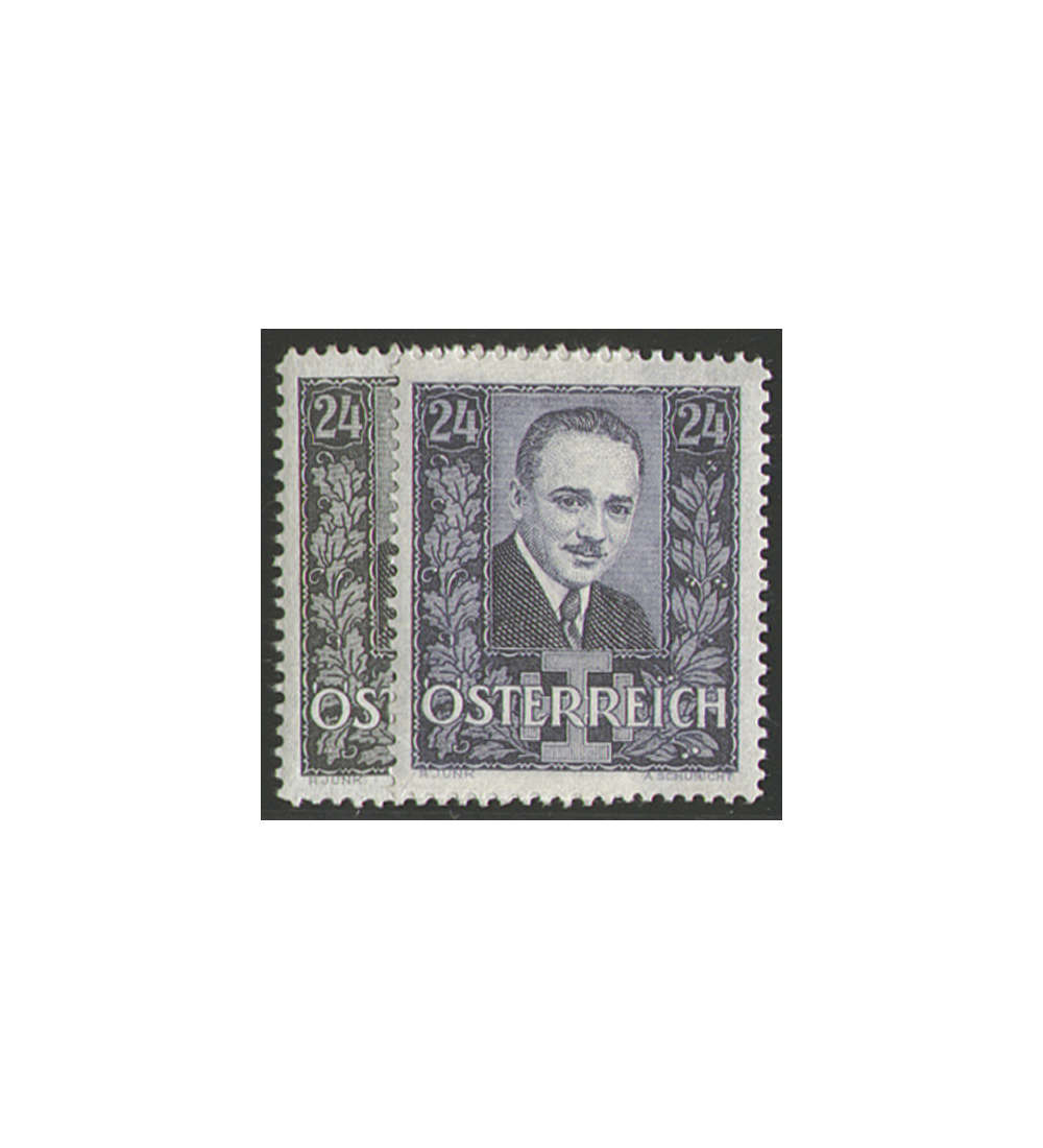 sterreich Nr. 589-590 Ermordung von Dollfuss 1934