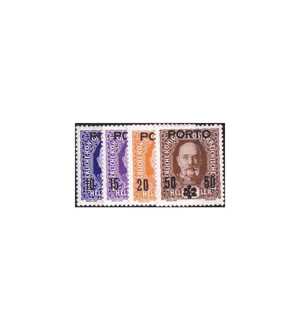 �sterreich Portomarken Nr.60-63 postfrisch