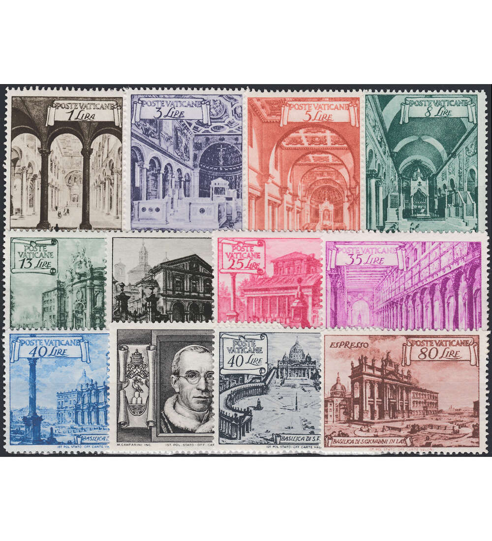 Vatikan Nr. 149-160 postfrisch ** Freimarken 1949