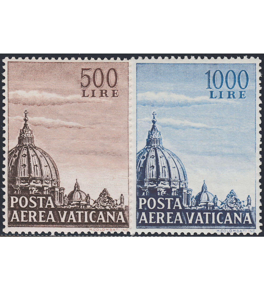 Vatikan Nr. 205-206 postfrisch ** Flugpostmarken 1953