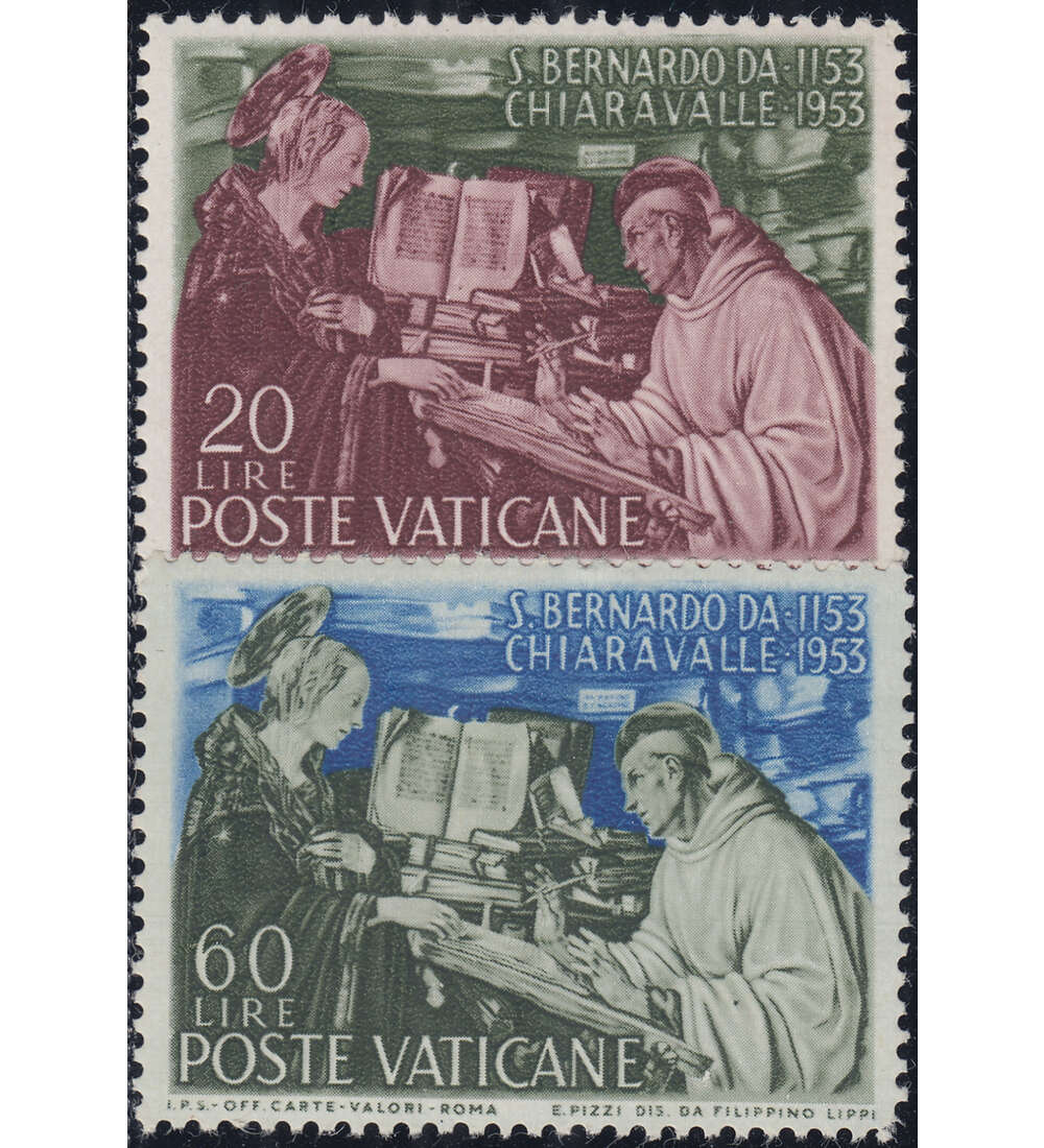 Vatikan Nr. 209-210 postfrisch ** Hl. Bernard 1953