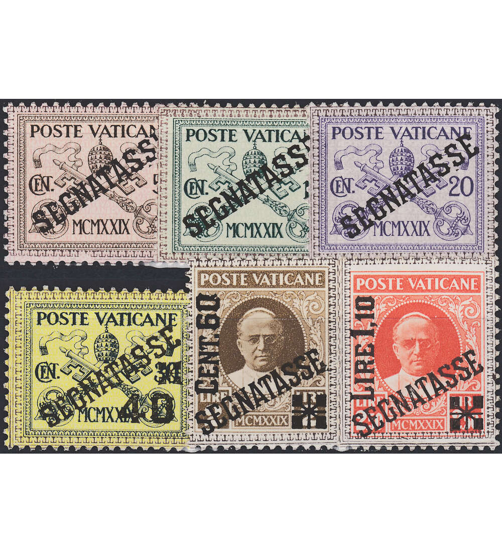 Vatikan Porto Nr. 1-6 postfrisch ** Portomarken