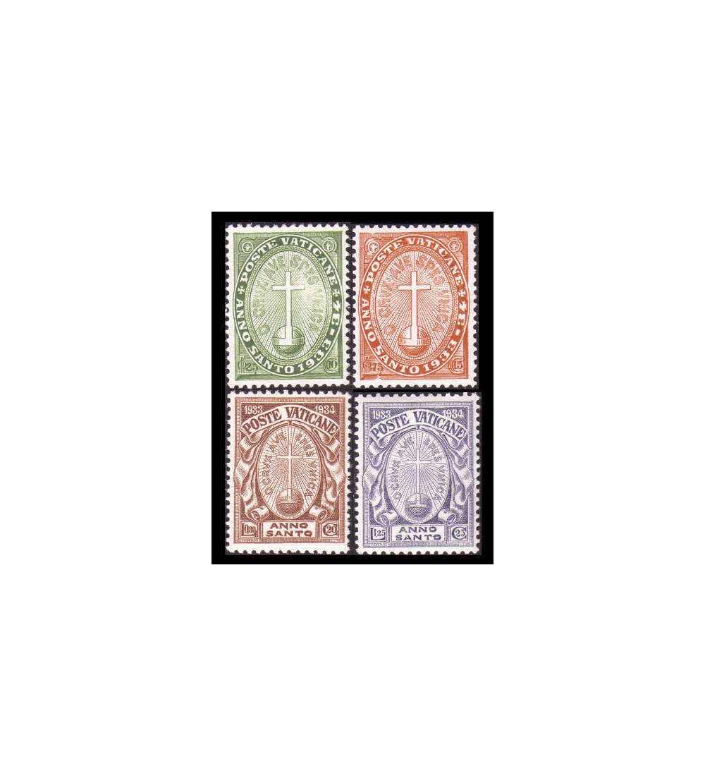 Vatikan Nr. 17-20 Heiliges Jahr 1933