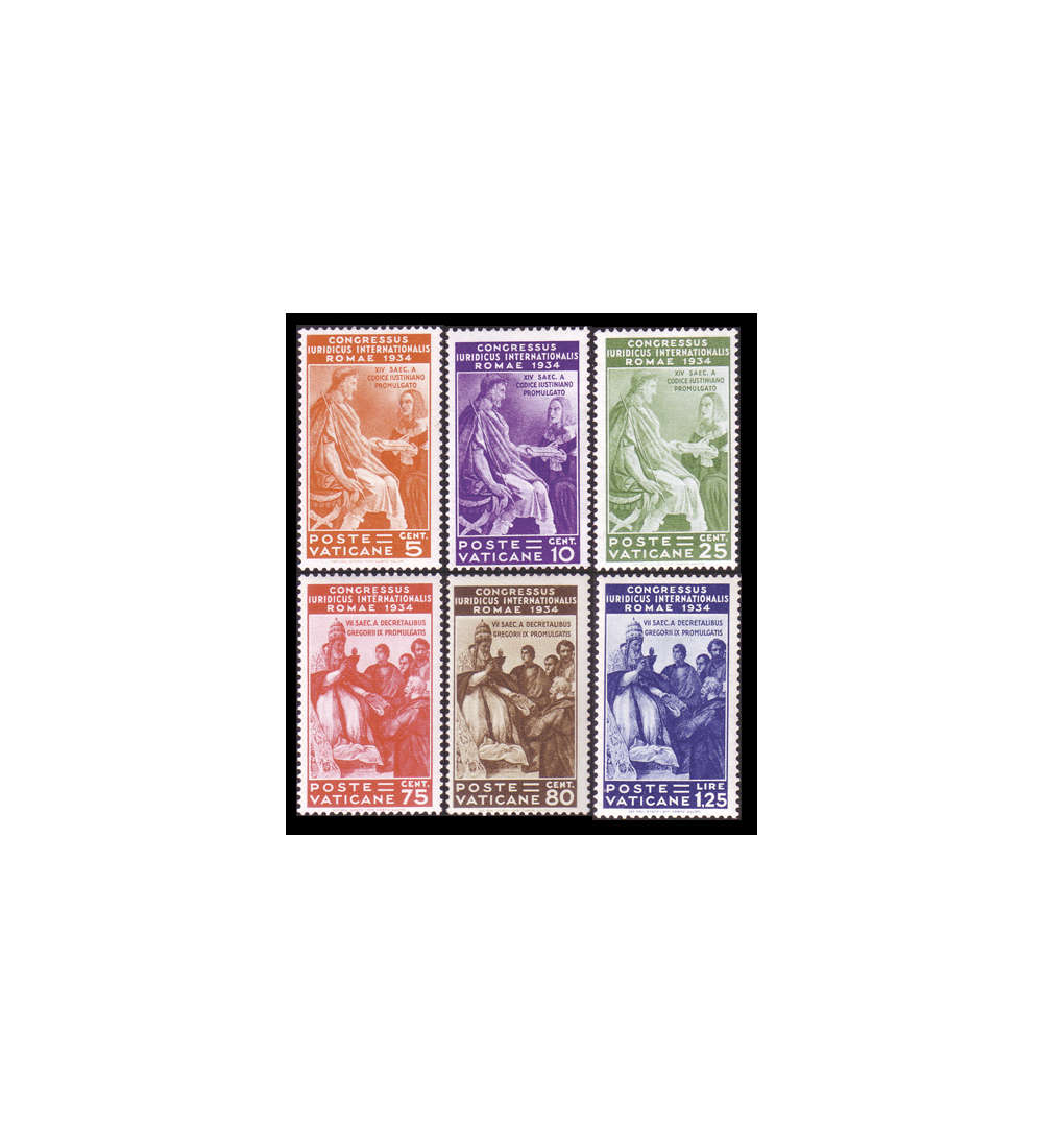 Vatikan Nr. 45-50 Juristenkongre 1935
