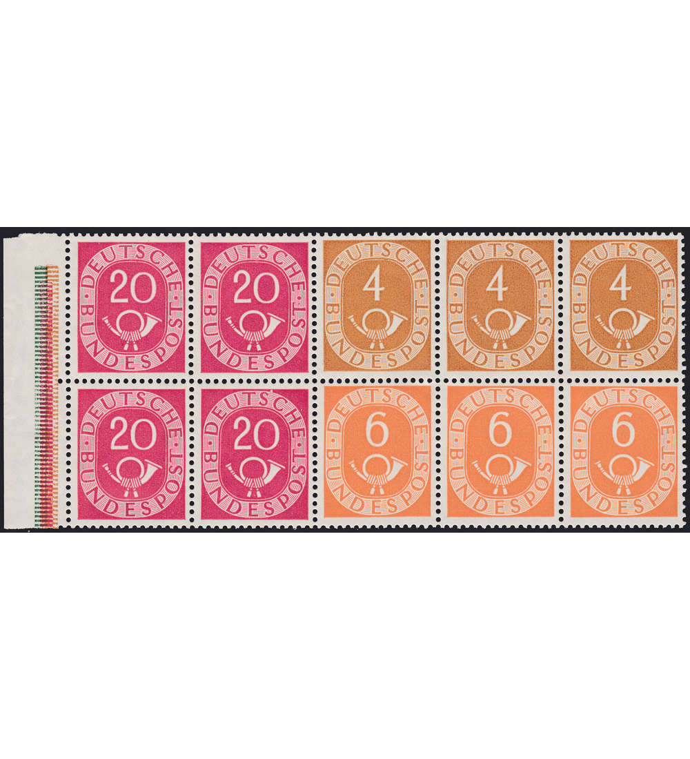 BRD Bund  Heftchenblatt Nr. 2 postfrisch Posthorn