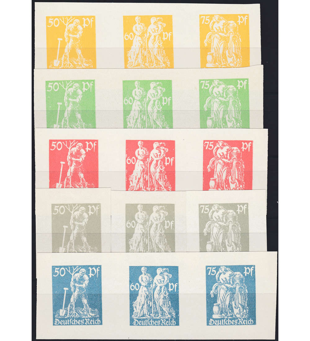 Deutsches Reich 15 Probedrucke