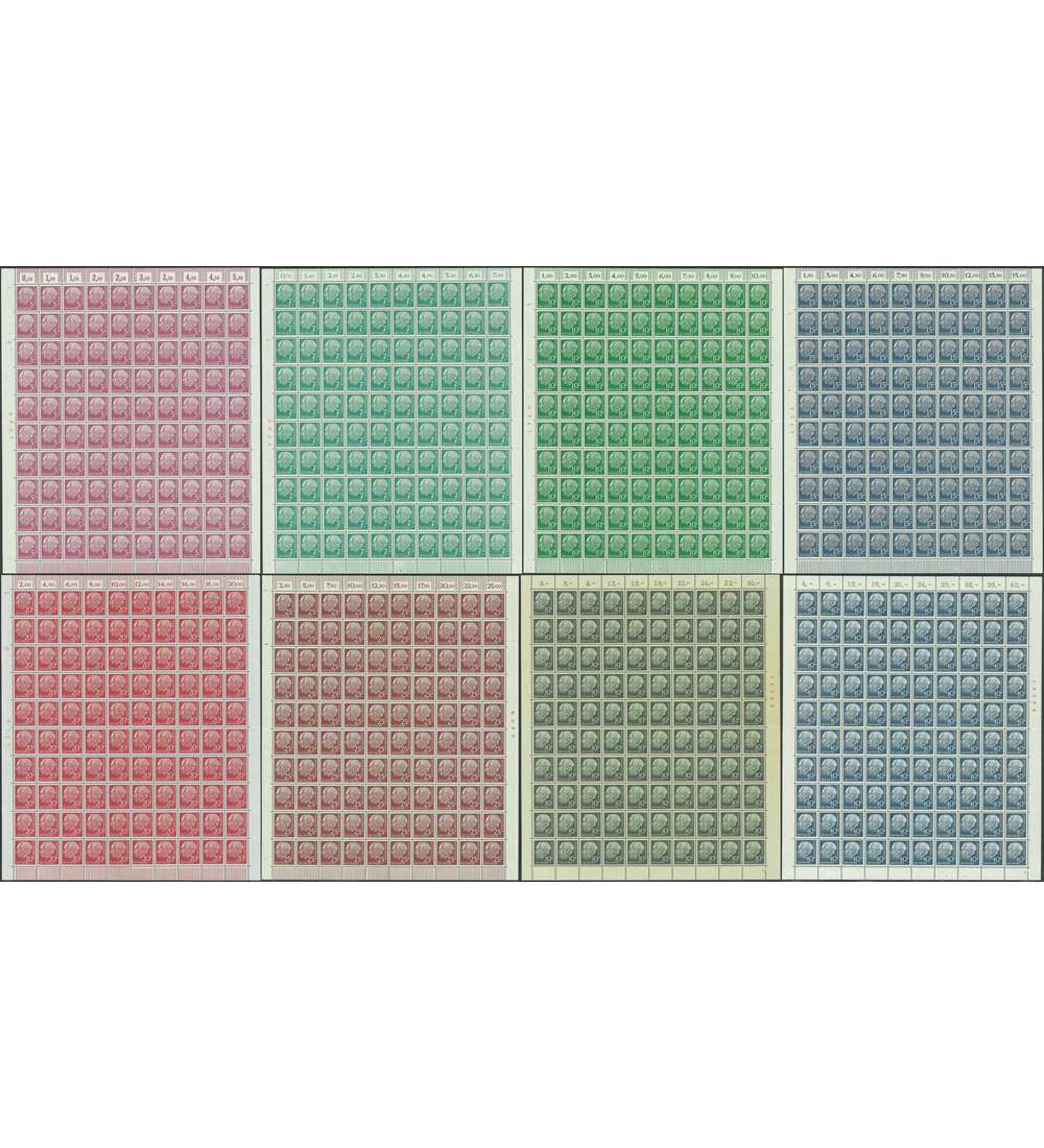 BRD Bund Heuss lumogen postfrisch ** Bogensatz