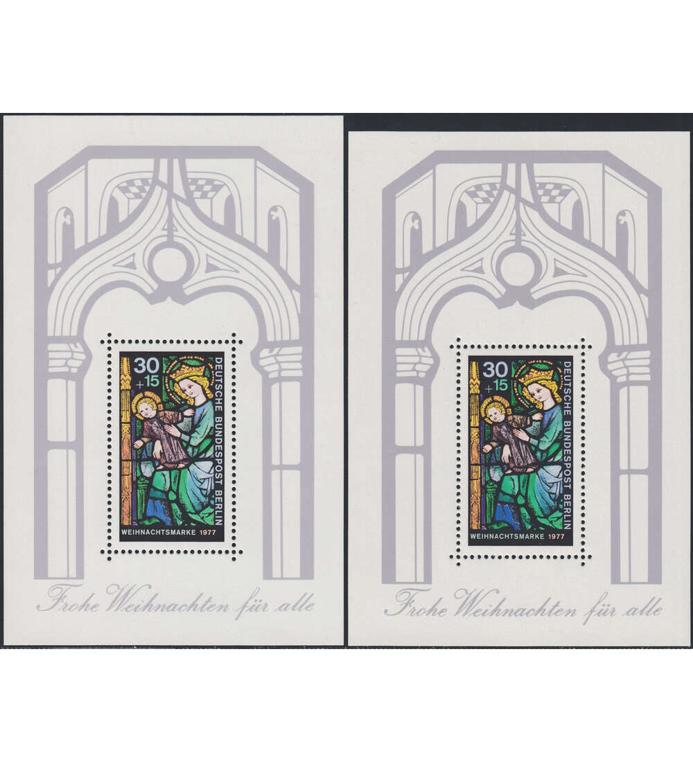 Berlin Block 6 postfrisch ** mit ca. 5mm berhhe