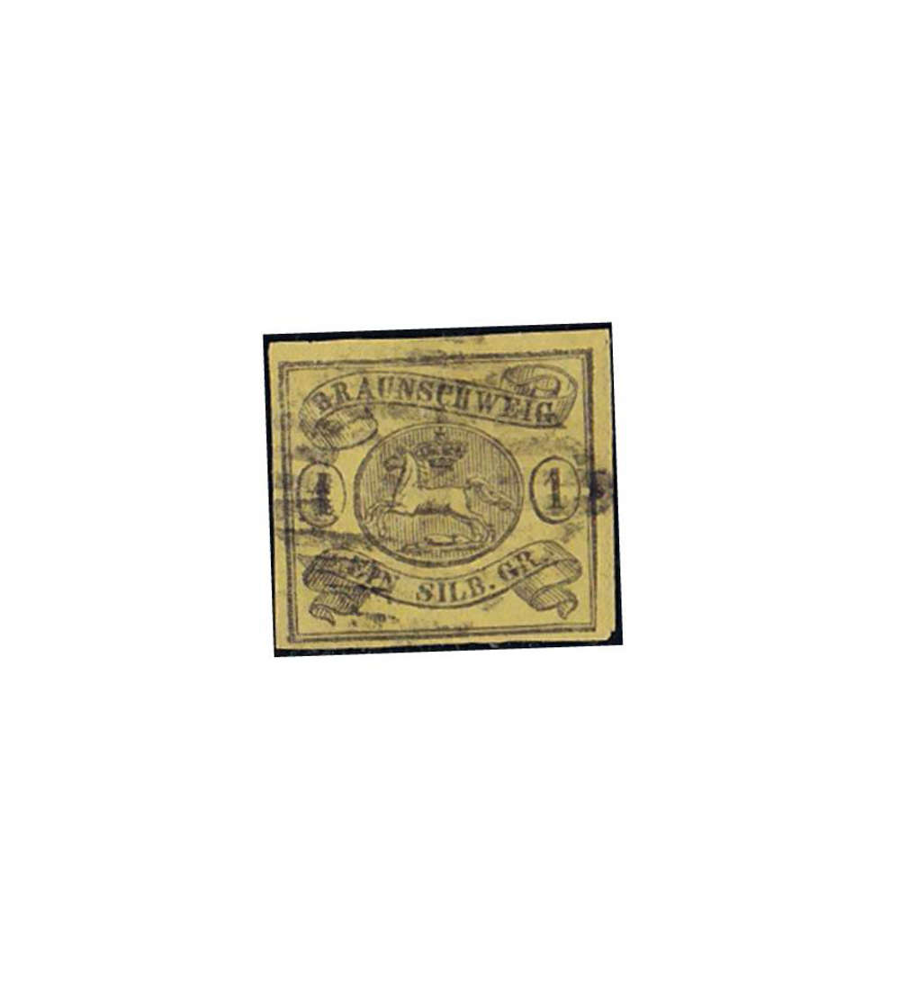 Braunschweig Nr.11B gestempelt mit Echtheitsbesttigung