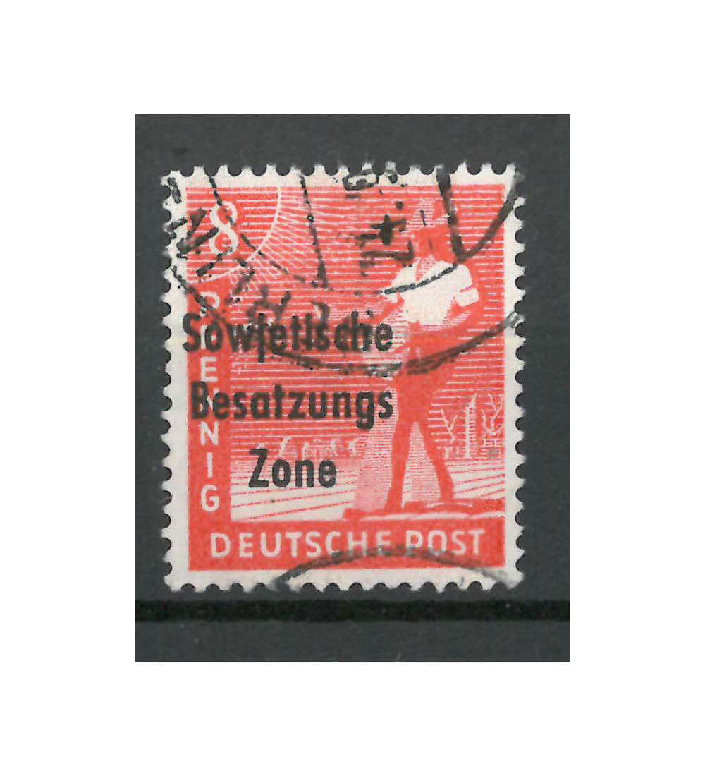 SBZ Nr. 184b gestempelt geprft und signiert Paul