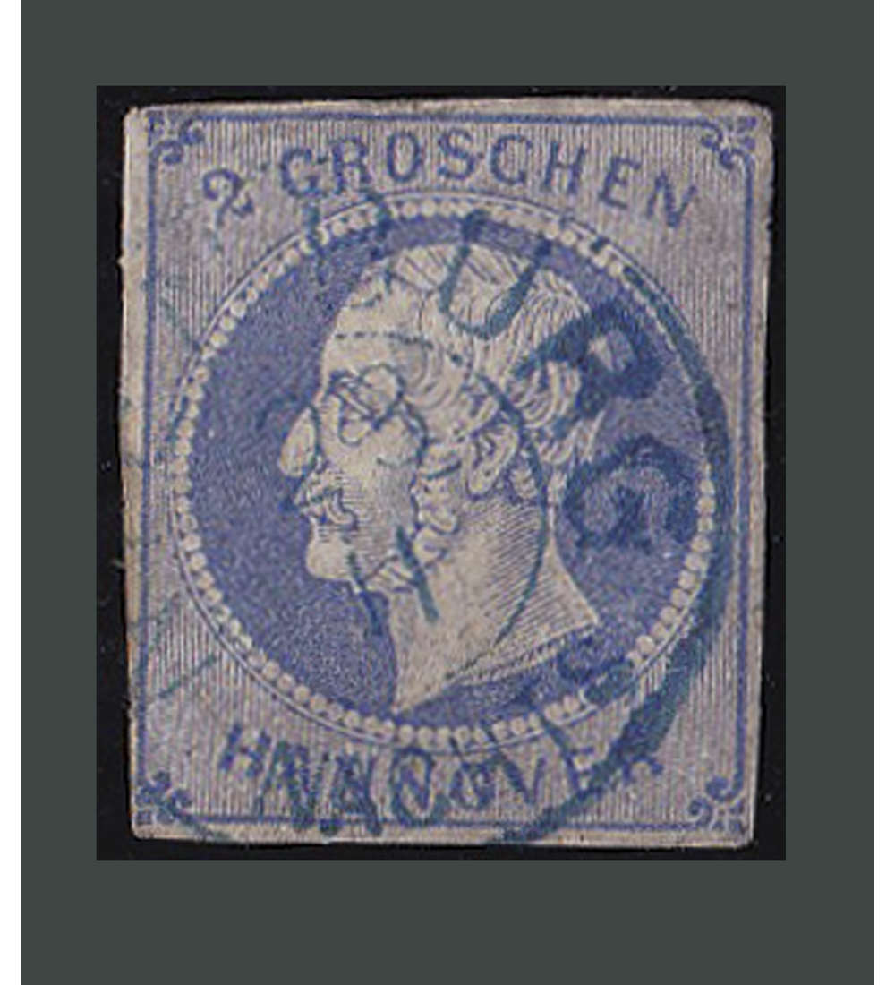 Hannover Nr. 15 I gestempelt Plattenfehler geprft und signiert