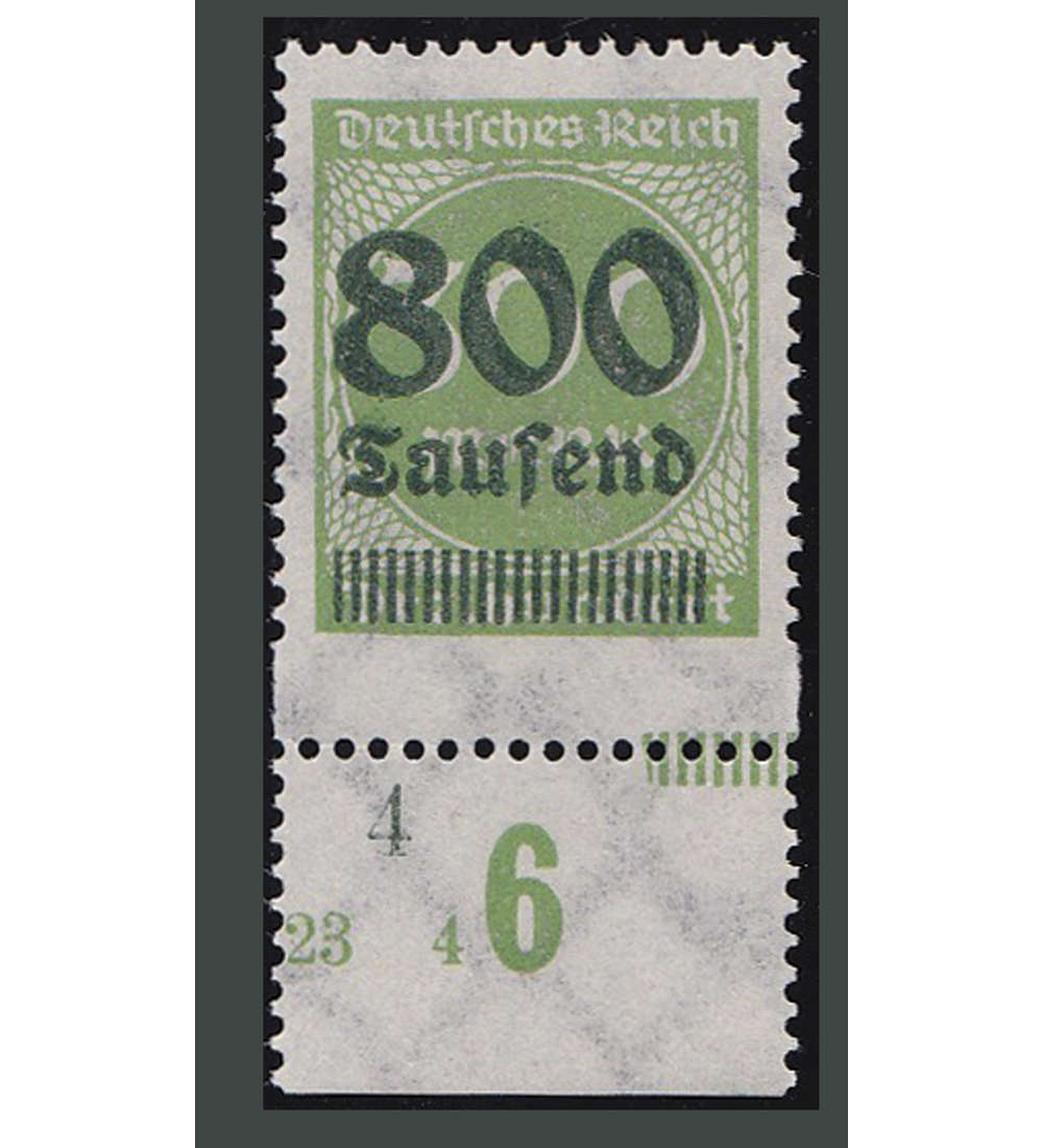 Deutsches Reich Nr. 304A Uu postfrisch ** Unterrand ungezhnt