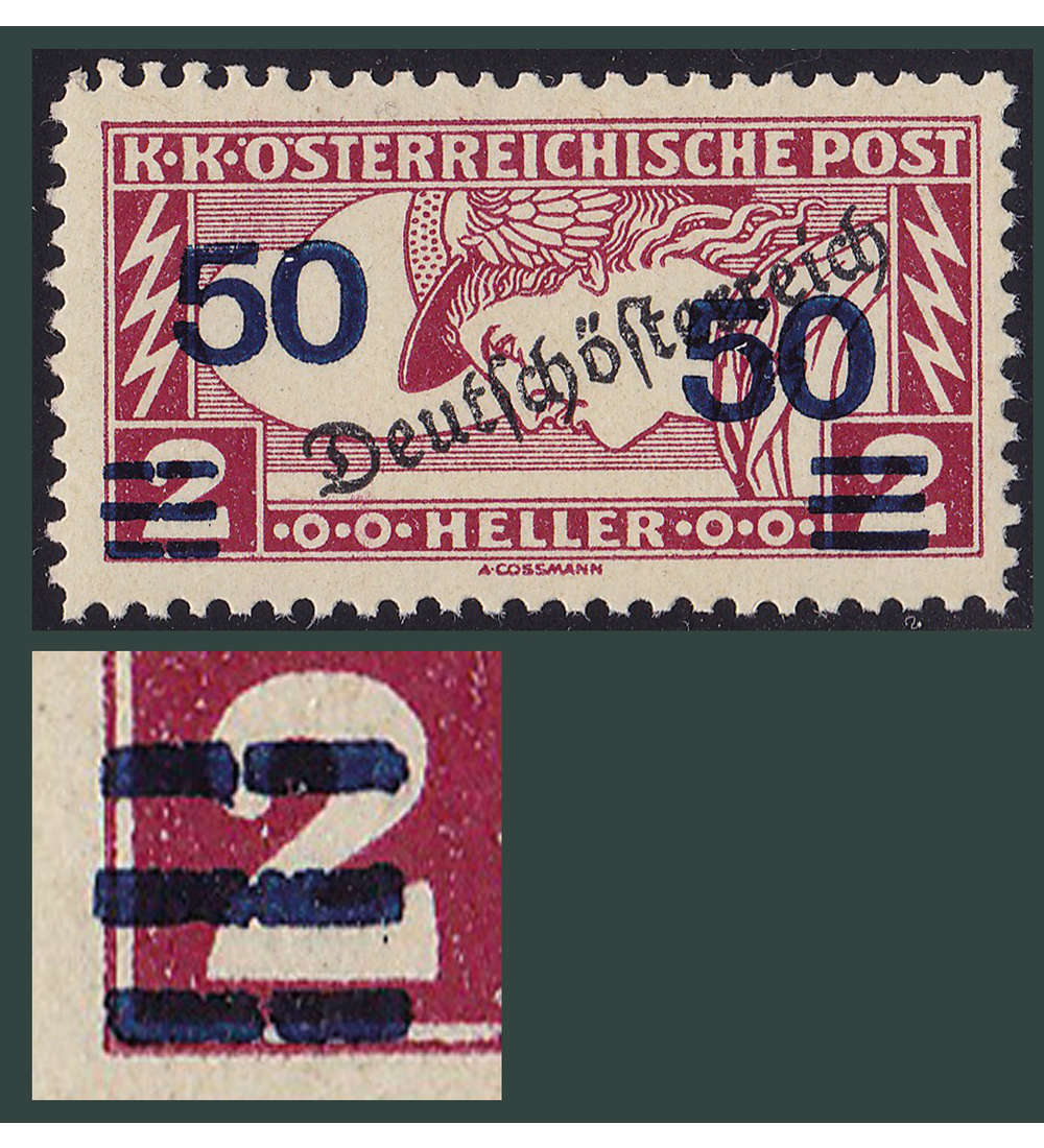 sterreich Nr. 254 XVI postfrisch Plattenfehler