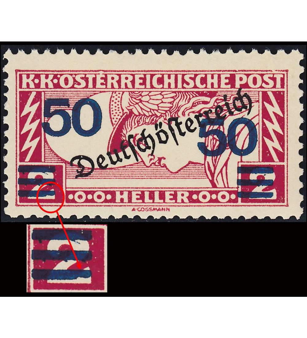 sterreich Nr. 254 XV postfrisch Plattenfehler