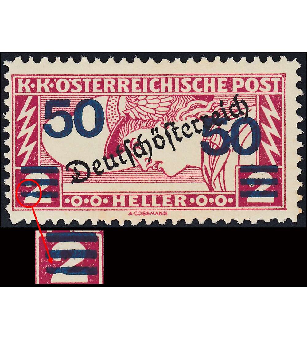 sterreich Nr. 254 XX postfrisch Plattenfehler