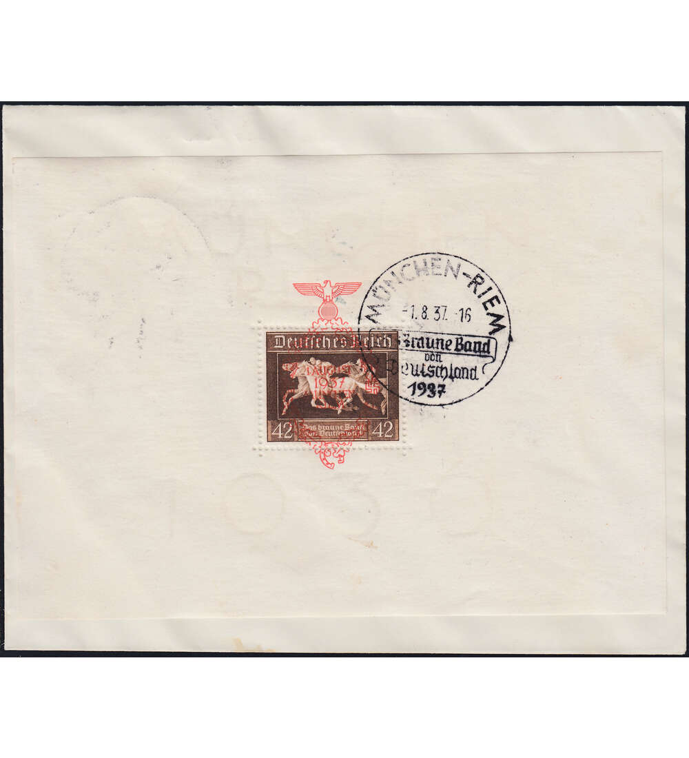 Deutsches Reich Block 10 auf FDC Ersttags-/Einschreibebrief