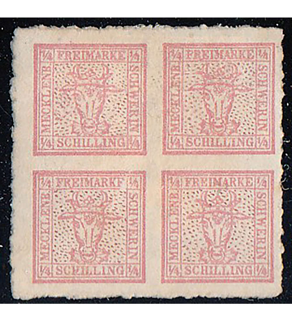 Mecklenburg-Schwerin Nr. 4 ungestempelt, geprft und signiert Bhler